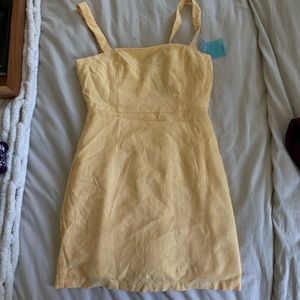 yellow mini dress